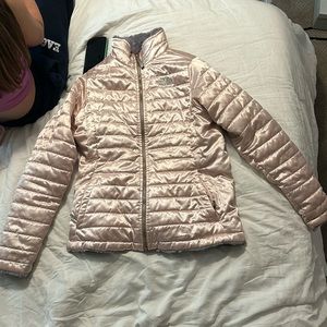 north face pink jacket